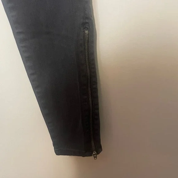 Pistola Women's Moto Skinny Jeans Dark Gray size 27 - Picture 6 of 8
